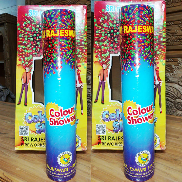 2 PCS COLOR - একটি বক্সে 2 পিস আতস থাকে, 18" ইঞ্চি সাইজ। 17-20 তলা বিল্ডিং সমান উপরে উঠে কদম ফুলের মতো ছড়িয়ে পরে । অরিজিনাল ইন্ডিয়ান ব্র‍্যান্ডের আতশবাজি।